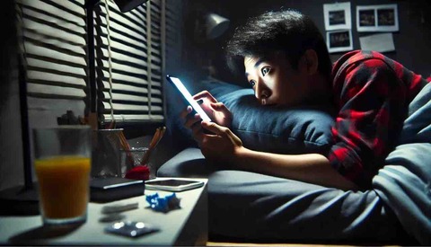 【悲報】ワイ、夜更かしの原因が判明するｗｗｗ「SNSの自制心欠如」がヤバい
