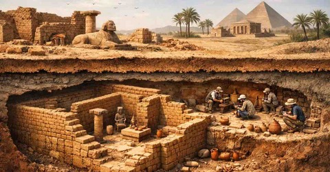 【驚愕】古代エジプトの地下に「謎の巨大構造物」を発見！最新スキャン技術が凄すぎるｗｗｗ