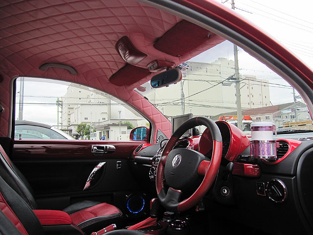 New Beetle 天井張替 Foblog Fob Schrank Blog