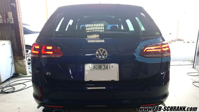 GOLF7 R VARIANT x 7.5LEDテール 解読完了!! : FOBLOG（fob-schrank blog）