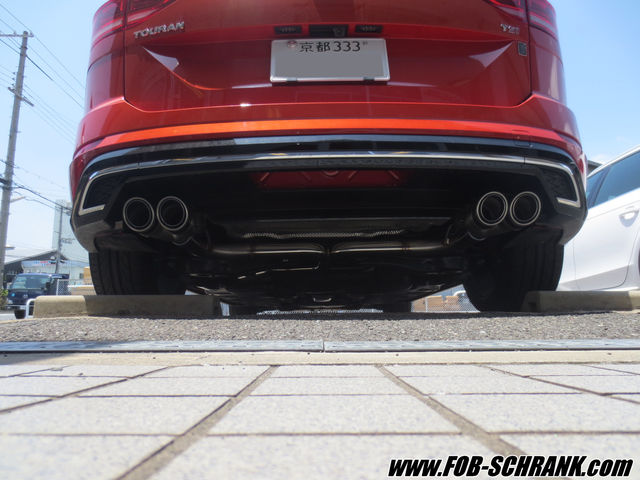 TOURAN(5T) x REMUSワンオフマフラー x TSW DONINGTON : FOBLOG（fob 