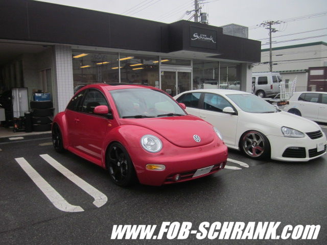 ニュービートル 作業日記 (arc車高調,中空スタビ,パネル塗装,カーボン