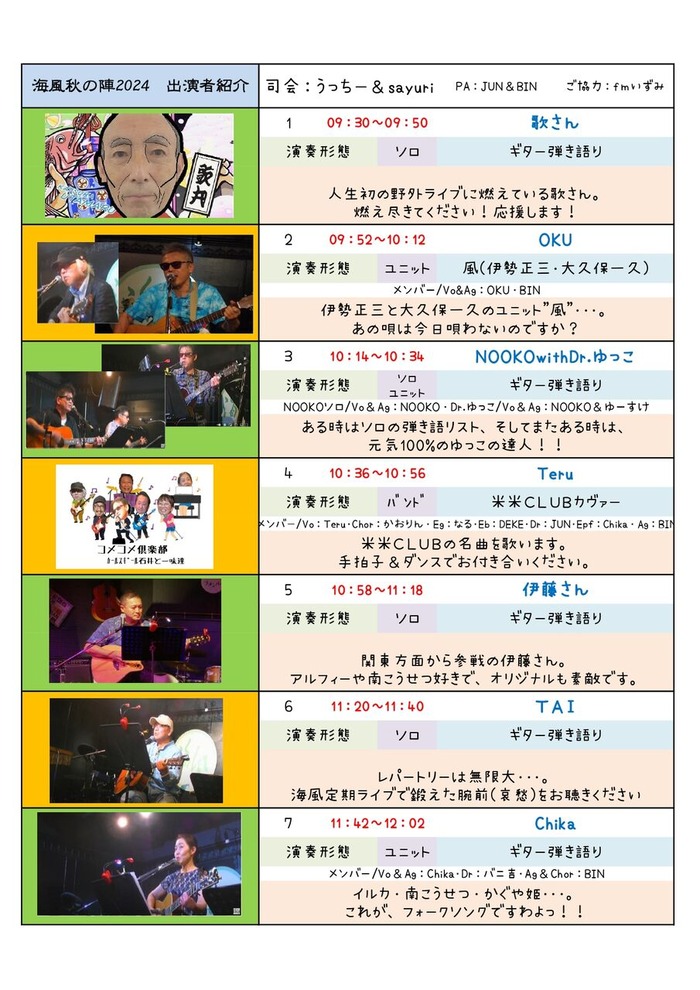 秋の陣出演者紹介-1決