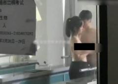 科学室でSEXしていた高校生ｶｯﾌﾟﾙの全裸抱擁の映像流出!中国