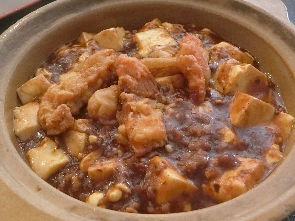 シンガポール料理店の白身魚入り麻婆豆腐～（高田馬場） : ぶらり