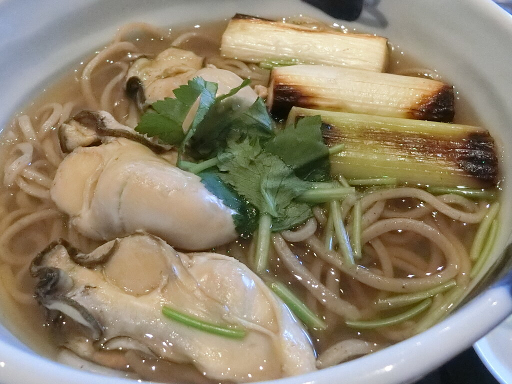 冬の季節限定メニュー 牡蠣南蛮そば 渋谷 ぶらり ふらり西やら東やら 美味しいもの探し2nd