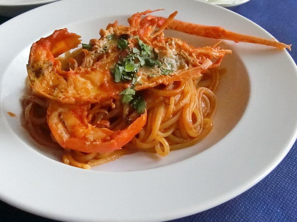 スカンピ 手長海老 とトマトのパスタ 銀座 ぶらり ふらり西やら東やら 美味しいもの探し2nd スカンピ 手長海老 とトマトのパスタ 銀座 ぶらり ふらり西やら東やら 美味しいもの探し2nd