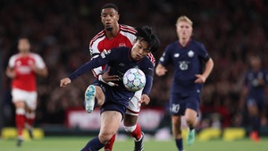 【サッカー】日本代表に不安材料…リールFW上田綺世がアーセナル戦で負傷か　足を引きずる様子も、78分に途中交代