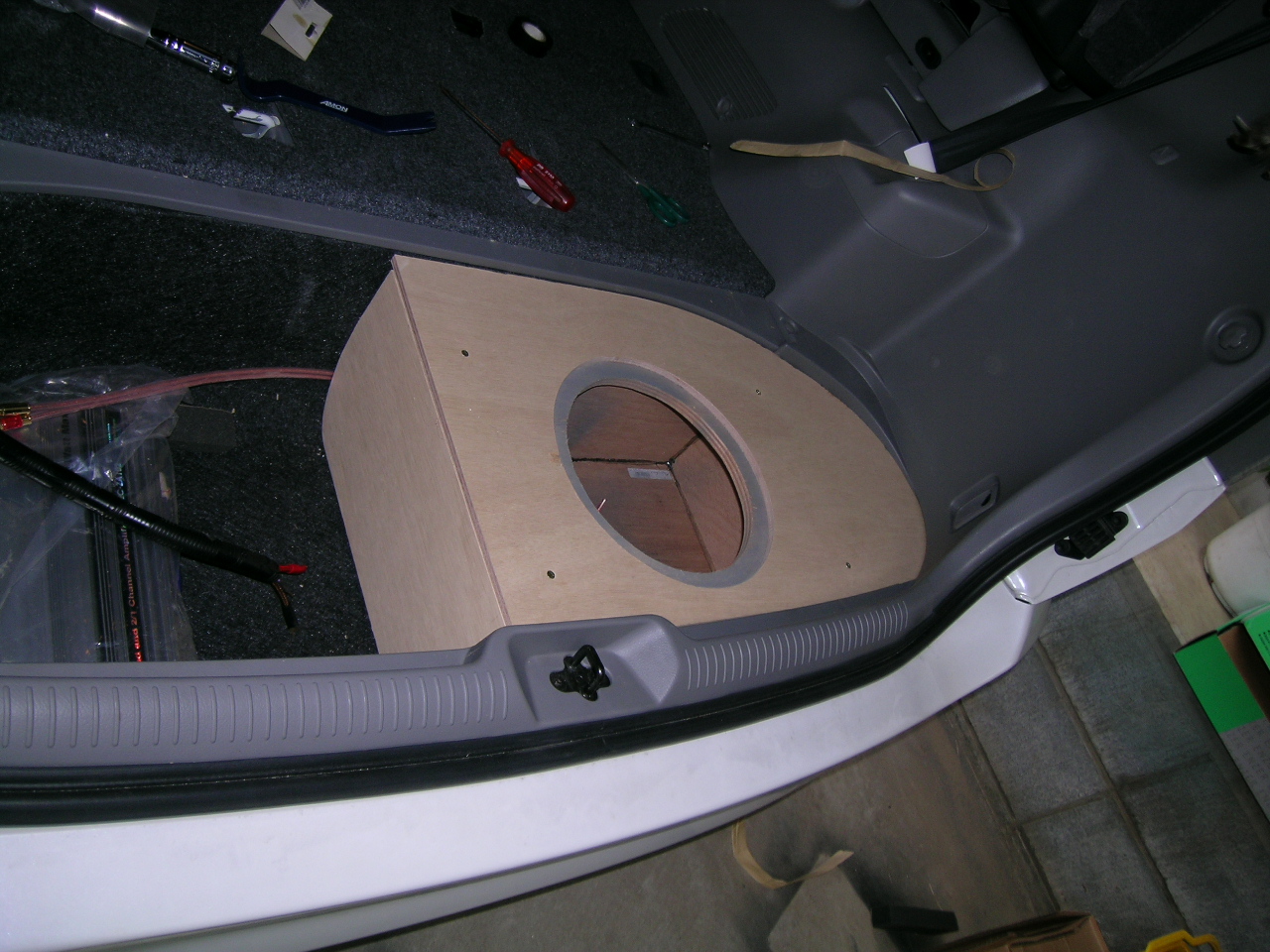 ボクシーのウーハーボックスワンオフ製作 Forcrew工作室