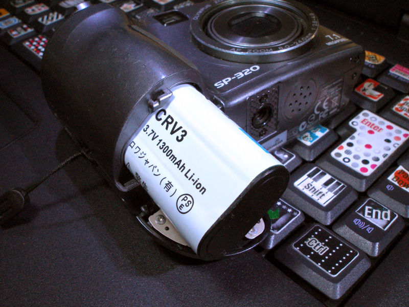 SP-320とSP-350にRCR-V3電池は快適すぐるぅ♪ : はやしのなか
