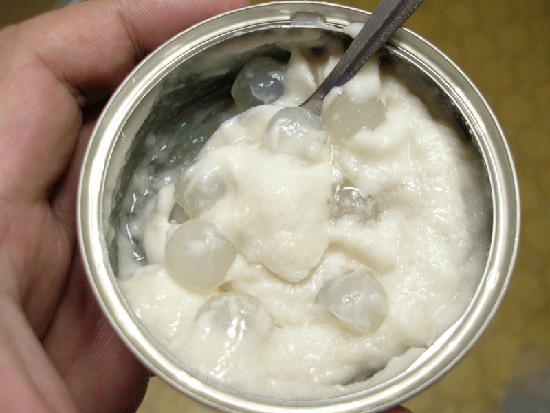 いなばの大粒タピオカ ココナッツミルク本場タイで製造はあまりに甘いので牛乳で割るとそこそこいける はやしのなか いなばの大粒タピオカ ココナッツミルク本場タイで製造はあまりに甘いので牛乳で割るとそこそこいける はやしのなか