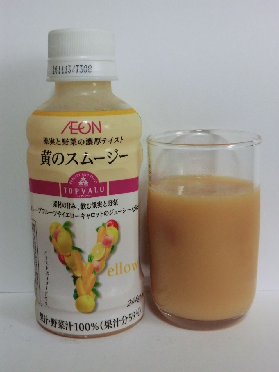イオン トップバリュー 黄のスムージー Petボトル 0g Softdrink Nomu イオン トップバリュー 黄のスムージー Petボトル 0g Softdrink Nomu