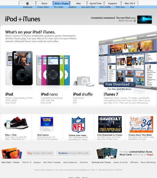 Apple - iPod + iTunes
