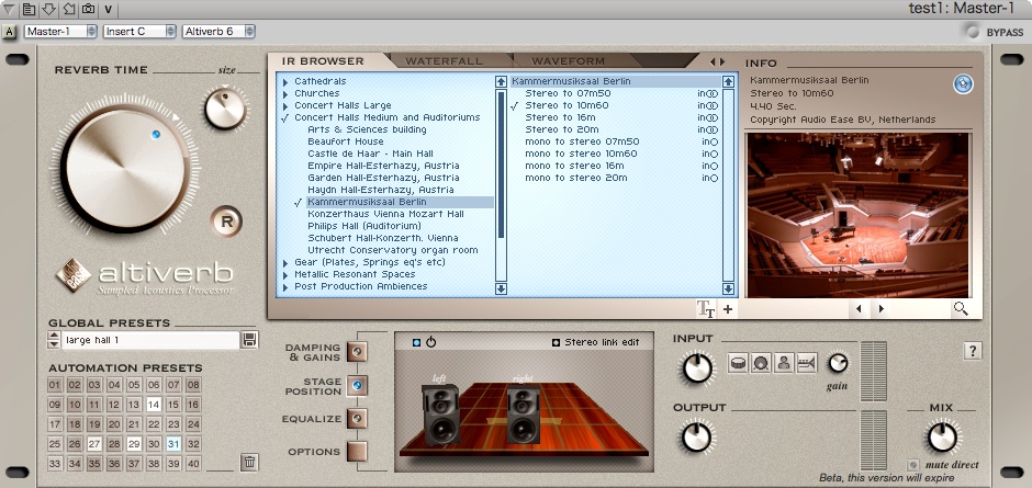 Altiverb 6 Altiverb 6