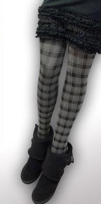 チェック柄タイツでおしゃれ自慢 セレクトショップ Fortissimo