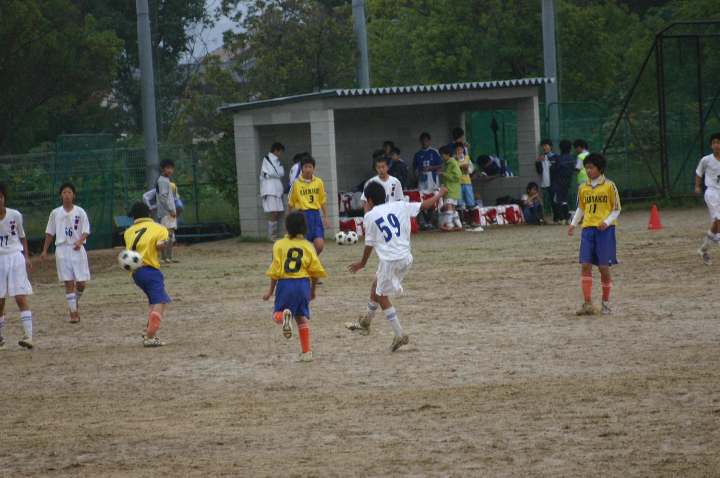 新人大会 対 上牧第二中学校 Forza 富雄中学校サッカー部