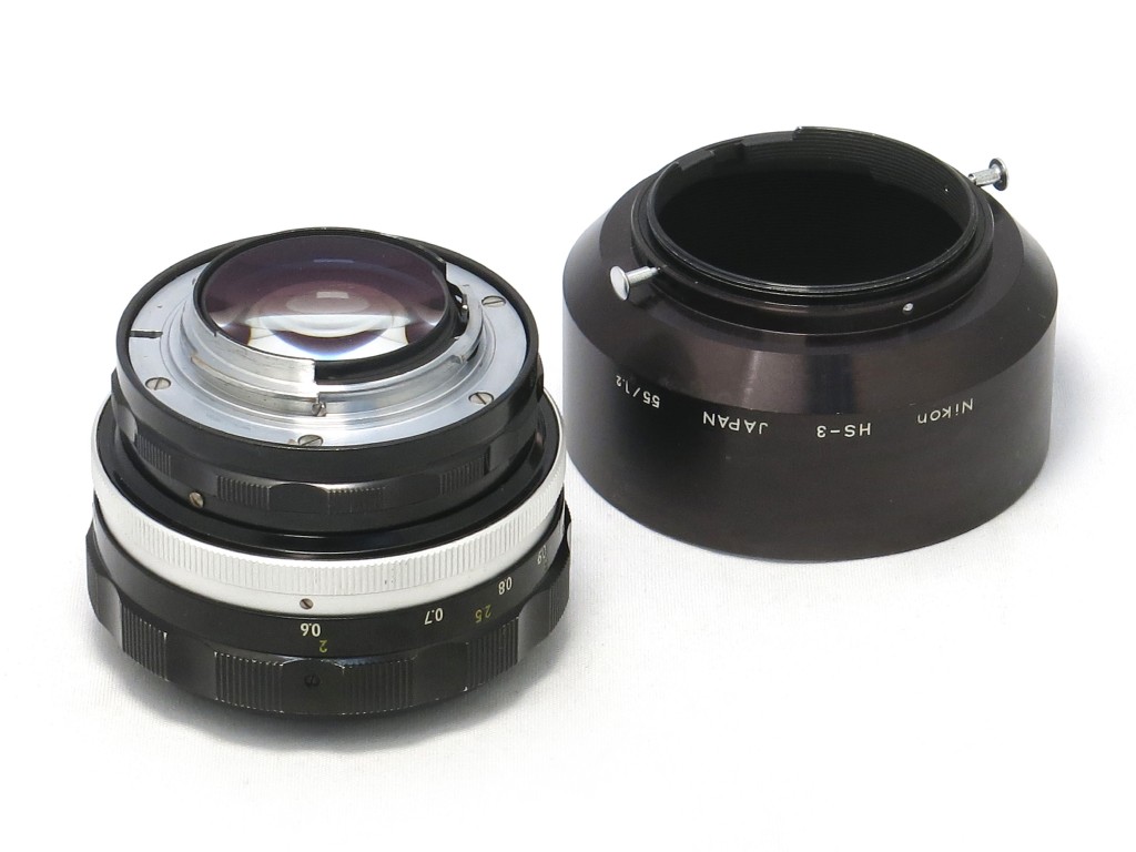 Nikon Nikkor-S.C Auto Non Ai 55mm F/1.2, Objectif Standard MF, Monture F, Japon, Occ. Bel état