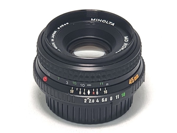 Minolta MD Rokkor 45mm f2 レンズ ミノルタ 箱付き 意識高い系パンケーキ ～ MD ROKKOR-X 45mmF2 ～ | セ、セ、センスが