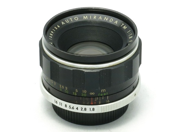【良品】Auto miranda TM 50mm F1.8　ミランダ　レンズ デジタルカメラ/オールドレンズ】AUTO MIRANDA 50mm F1.8は光を選ぶ