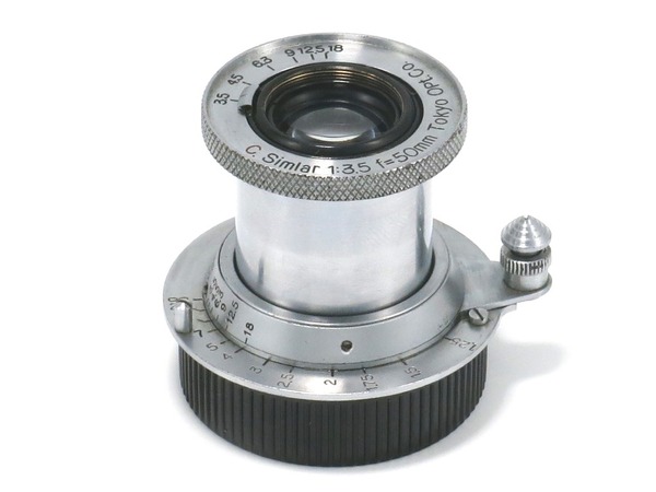 オールドレンズ 東京光学 Simlar 1:3.5 f=5cm オールドレンズ 東京光学 Simlar 1:3.5 f=5cm オールドレンズ