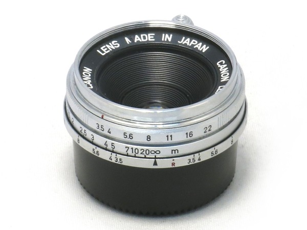 キヤノン （L）25mm F3.5 （後期型） : オールドレンズのフォト