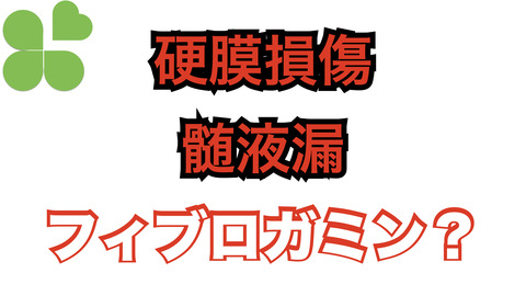 髄液漏にフィブロガミン（？）