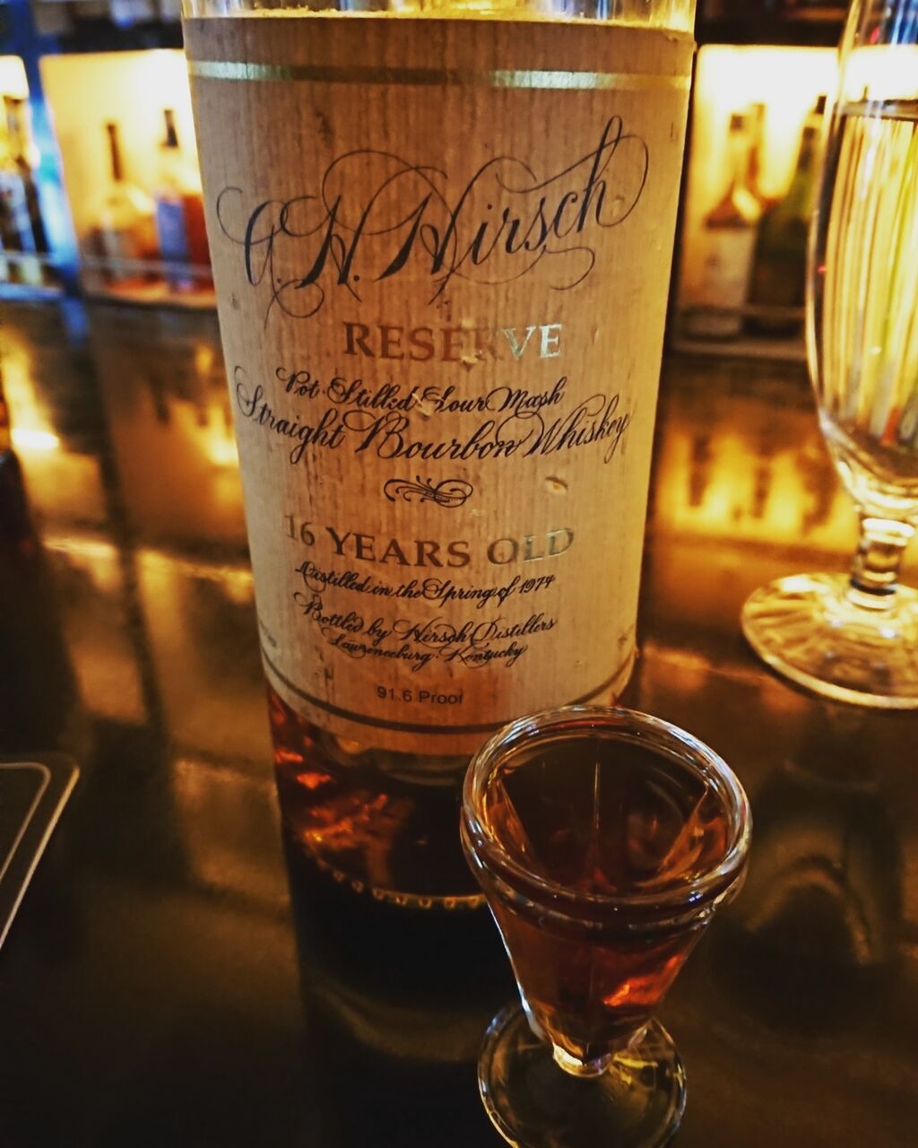 ハーシュリザーブ15年 ポットスチル ストレートバーボン750ml ハーシュリザーブ15年 ポットスチル ストレートバーボン750ml