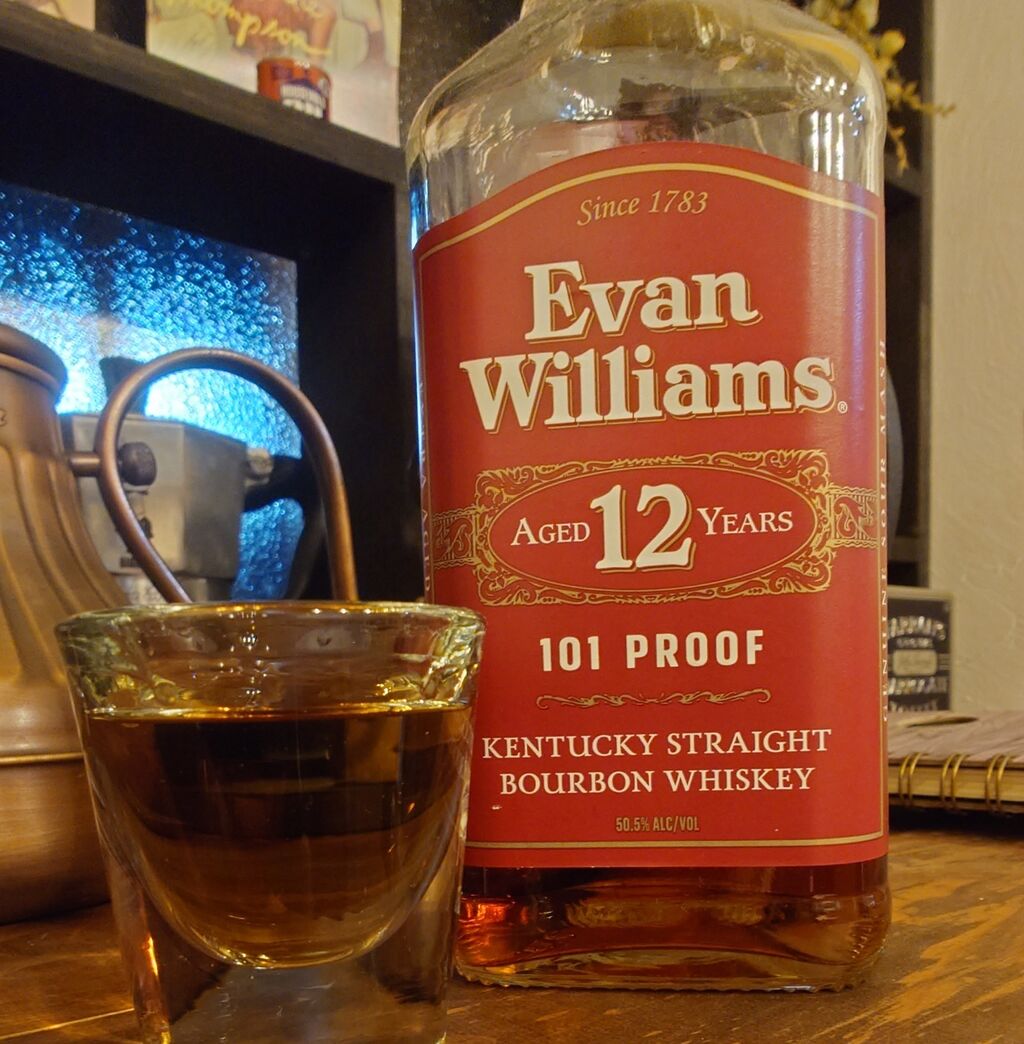 エヴァンウィリアムス12年ゴールドワックス : バーボン、ストレート