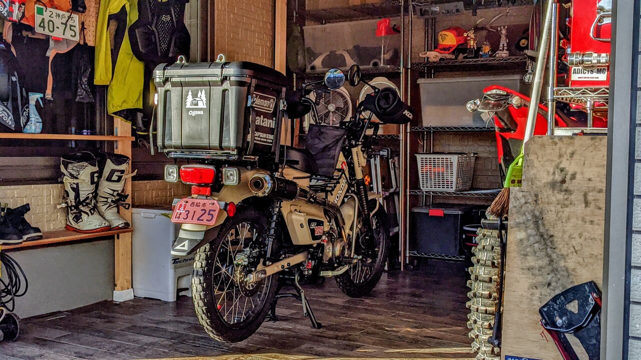 ハンターカブ アイリス箱を半年使ってきたレビュー 箱のドレスアップなども Offroad Hunterの日記