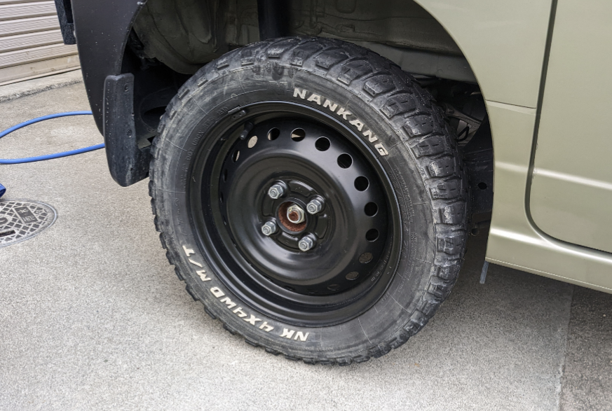 N-VAN】ナンカンFT9のレビューとタイヤ交換 FT9 ➡ マッドスターATへ