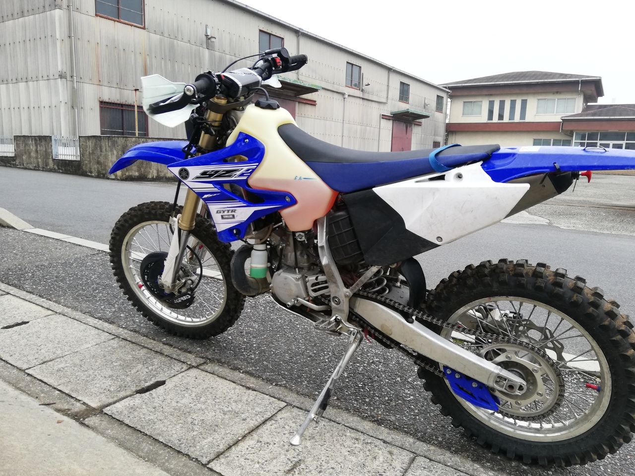 YZ250X アントラーガード破損 その他カスタムなど : kazuの田舎ガレージ