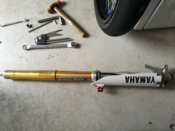 WR250X 純正フロントフォーク アウターチューブ