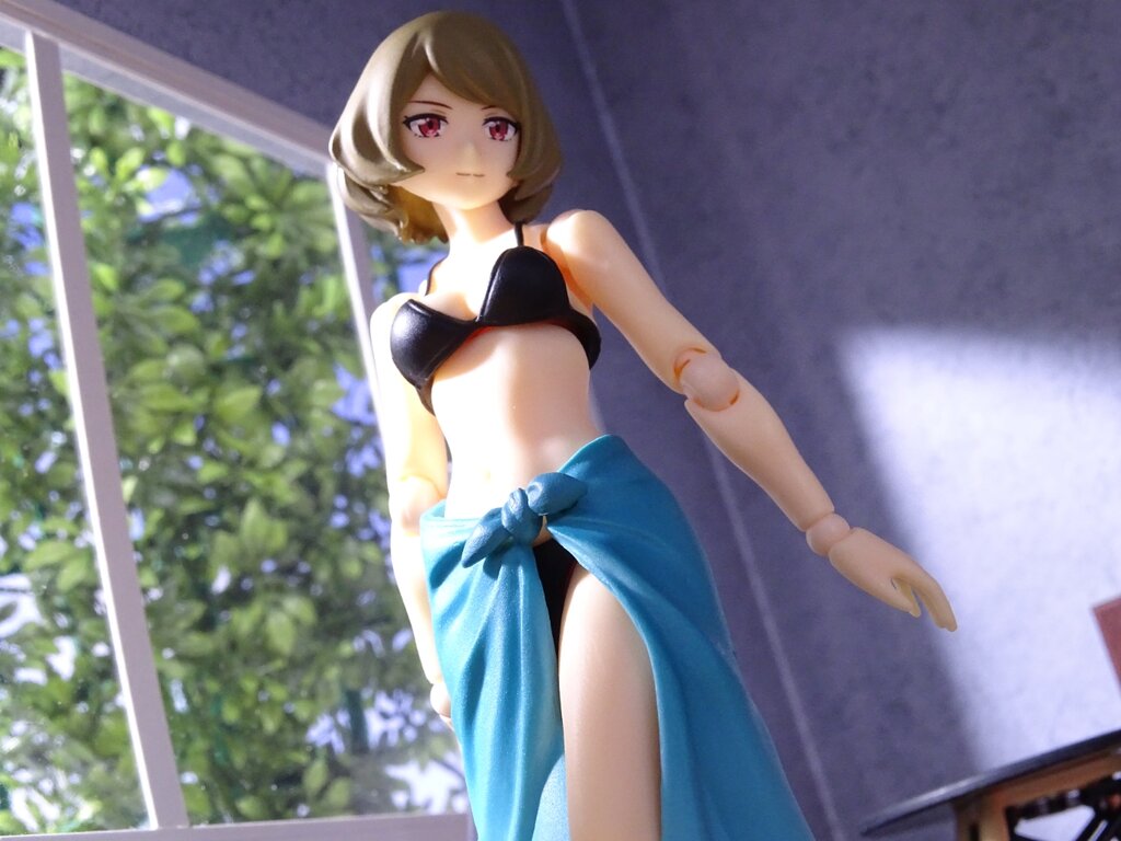 MAXFACTORY figma 女性body (チアキ) with バックレスセーターコーデ 505