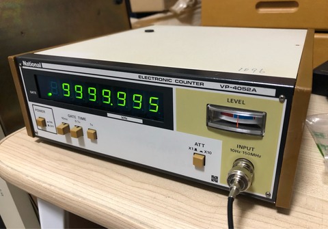 ナショナル　周波数カウンター　VP-4052A ジャンク Yahoo!オークション -「vp ナショナル」の落札相場・落札価格