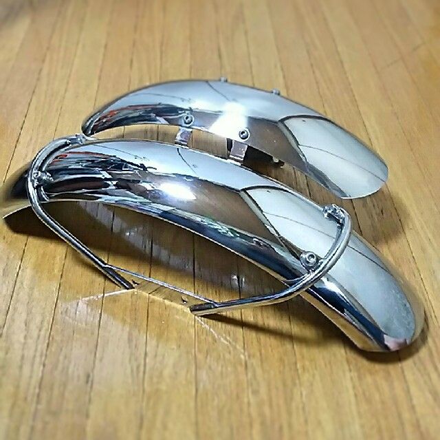 CHUCK BOX製フロントフェンダー SR400fi : foxyの日常 SR400fiでトコトコ