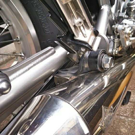 ボアエース製車高アップキット SR400fi : foxyの日常 SR400fiで