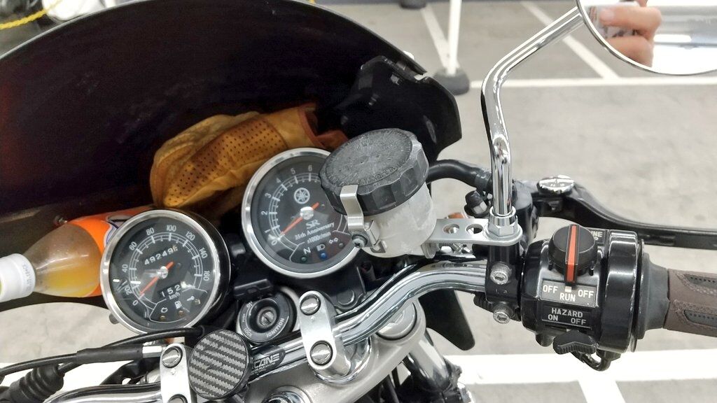 ブレーキリザーブタンク : foxyの日常 SR400fiでトコトコ ブレーキリザーブタンク : foxyの日常 SR400fiでトコトコ