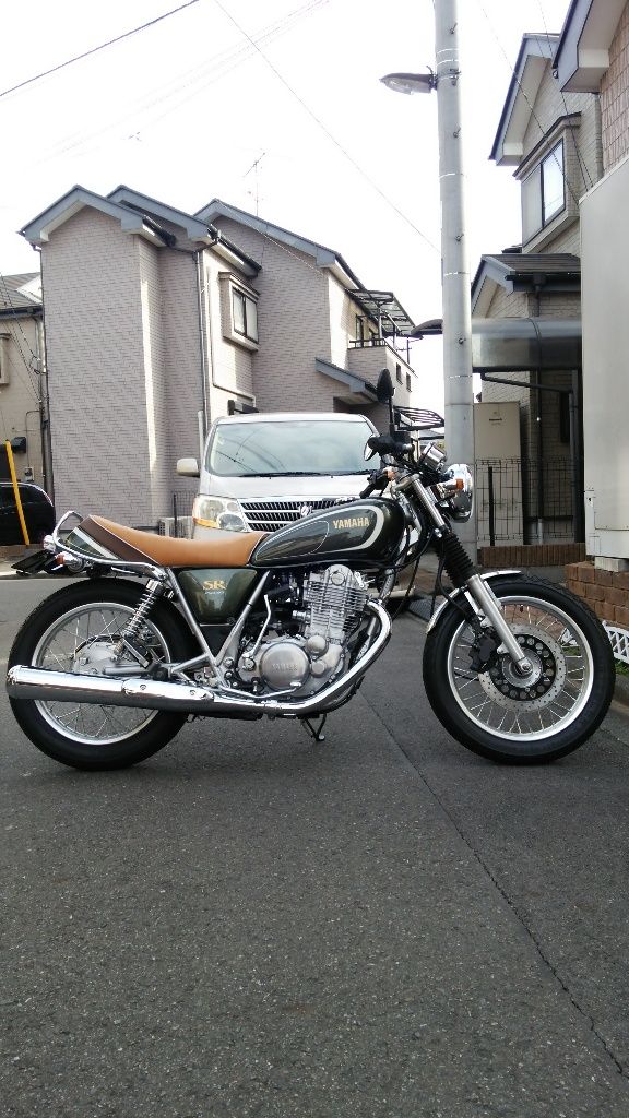 SR400 フロントショートフェンダー : foxyの日常 SR400fiでトコトコ