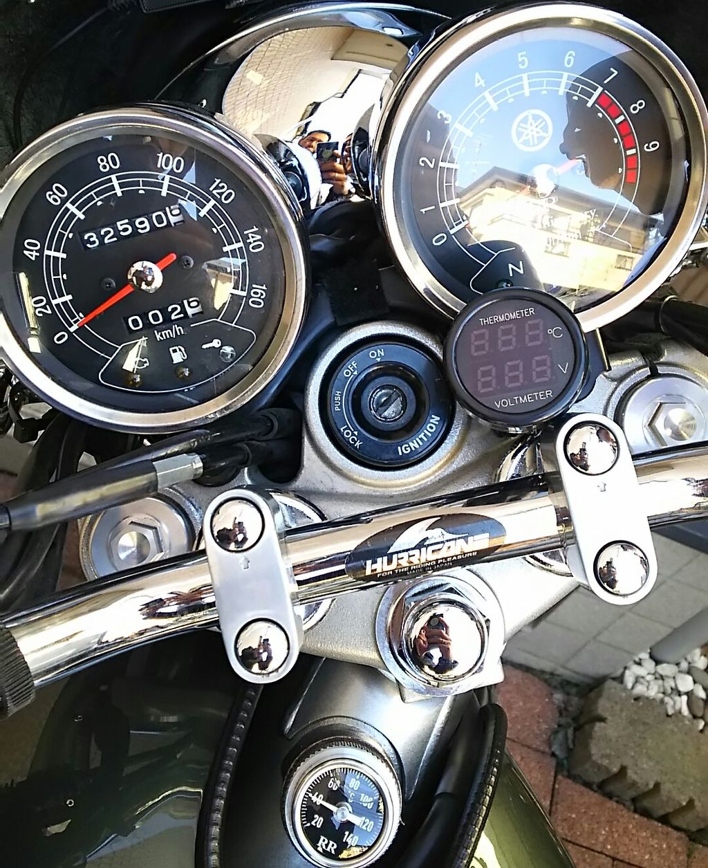 電圧計&温度計 SR400 : foxyの日常