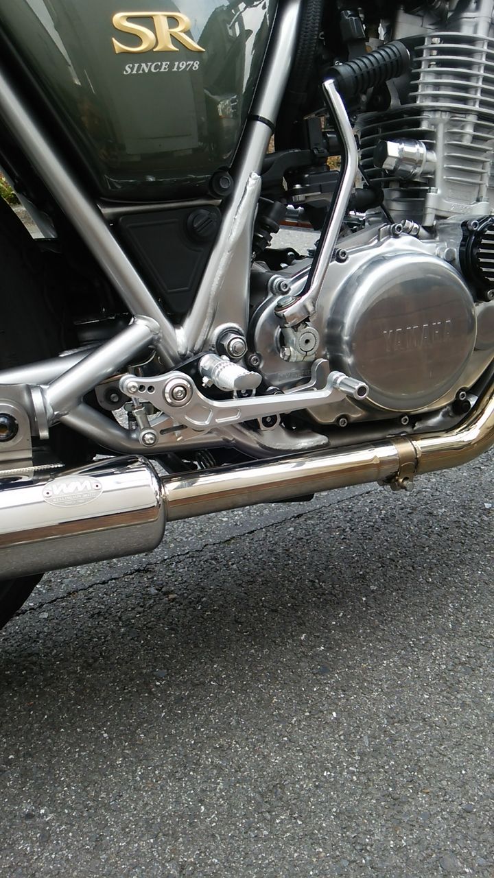 D*l様 SR400 AAA スリーエー製　チタンエキパイ SR400 AAA スリーエー製チタンエキパイ