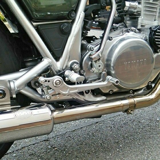 ボアエース製バックステップ SR400fi : foxyの日常 SR400fiでトコトコ