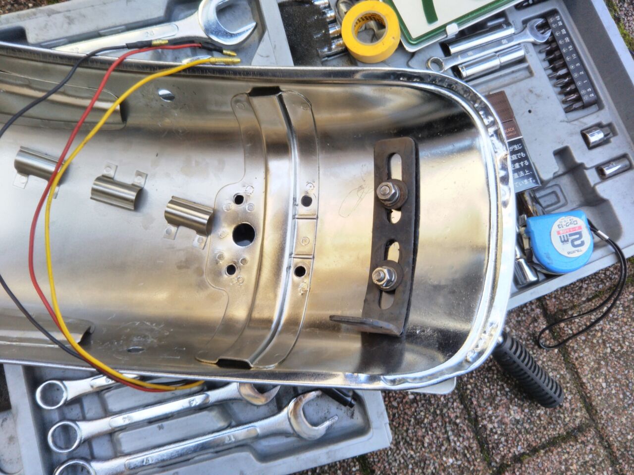 リアフェンダー交換 : foxyの日常 SR400fiでトコトコ