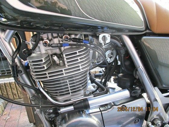 ボアエース製ツインオイルライン SR400fi : foxyの日常 SR400fi ボアエース製ツインオイルライン SR400fi : foxyの日常 SR400fi