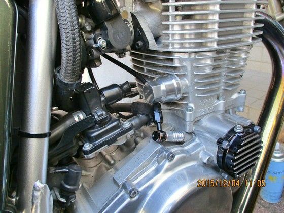 ボアエース製ツインオイルライン SR400fi : foxyの日常 SR400fi ボアエース製ツインオイルライン SR400fi : foxyの日常 SR400fi