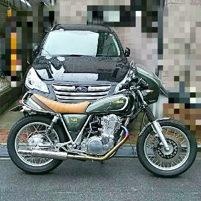 goods テーパードコーンマフラー　SR400 グッズ