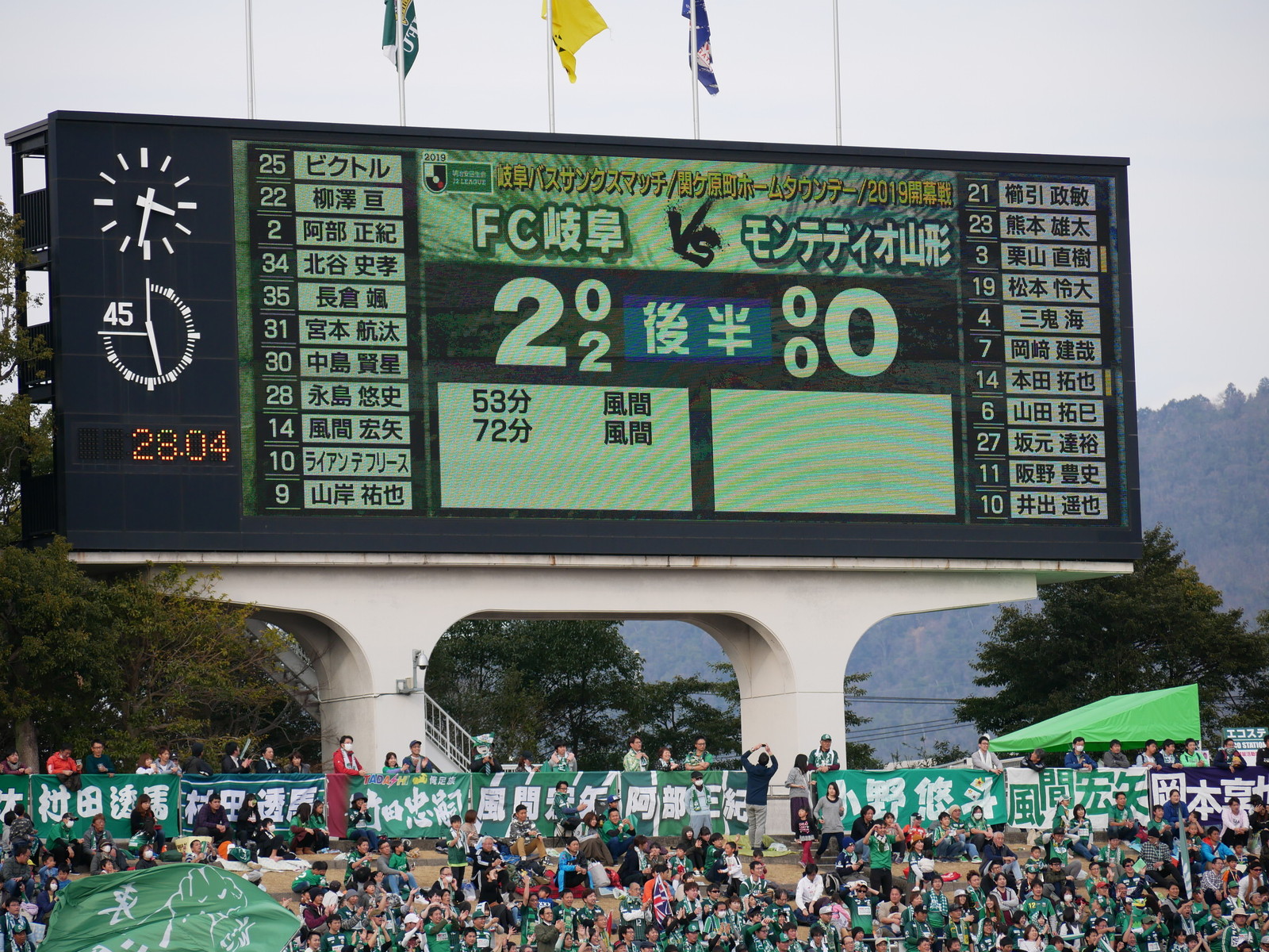 Fc岐阜19年シーズン開幕戦勝利 Vsモンテディオ山形 やまさんがくる Fc岐阜19年シーズン開幕戦勝利 Vsモンテディオ山形 やまさんがくる