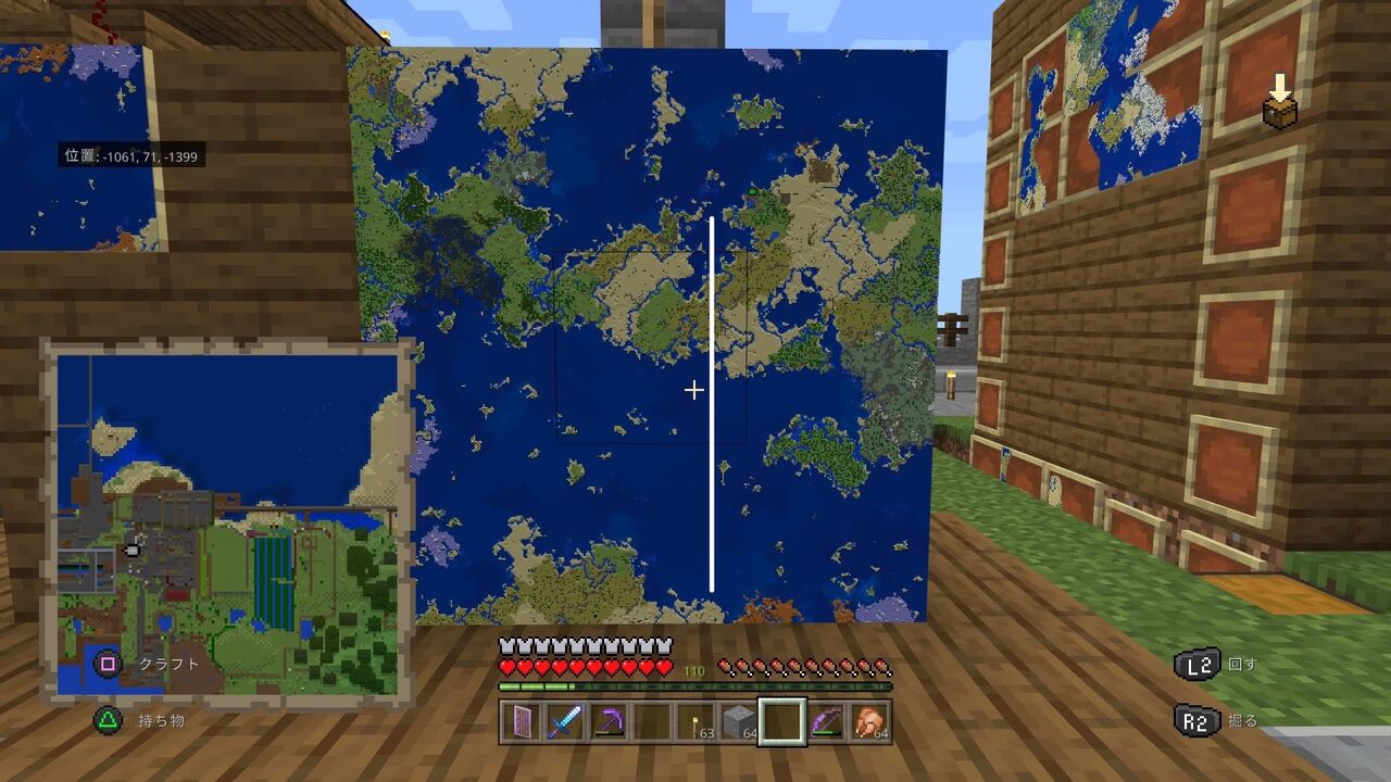 マイクラps4統合版 メサと拠点をトロッコで結んだ Ver 1 0 メサ金22 精神と時のメサ すなクラ マインクラフトps4統合版