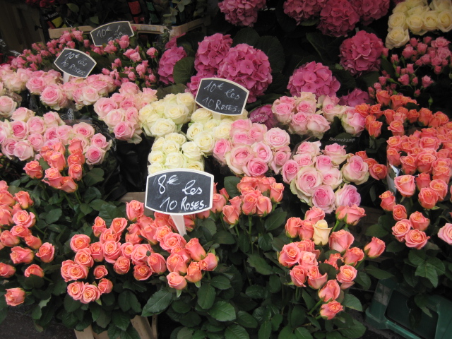 パリのお花屋さん フランス滞在日記