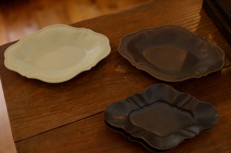 猪原朱乃 リムボウル 陶器深皿 2枚セット 猪原朱乃 リムボウル 陶器深皿 2枚セット