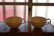 スープマグ 粉引き